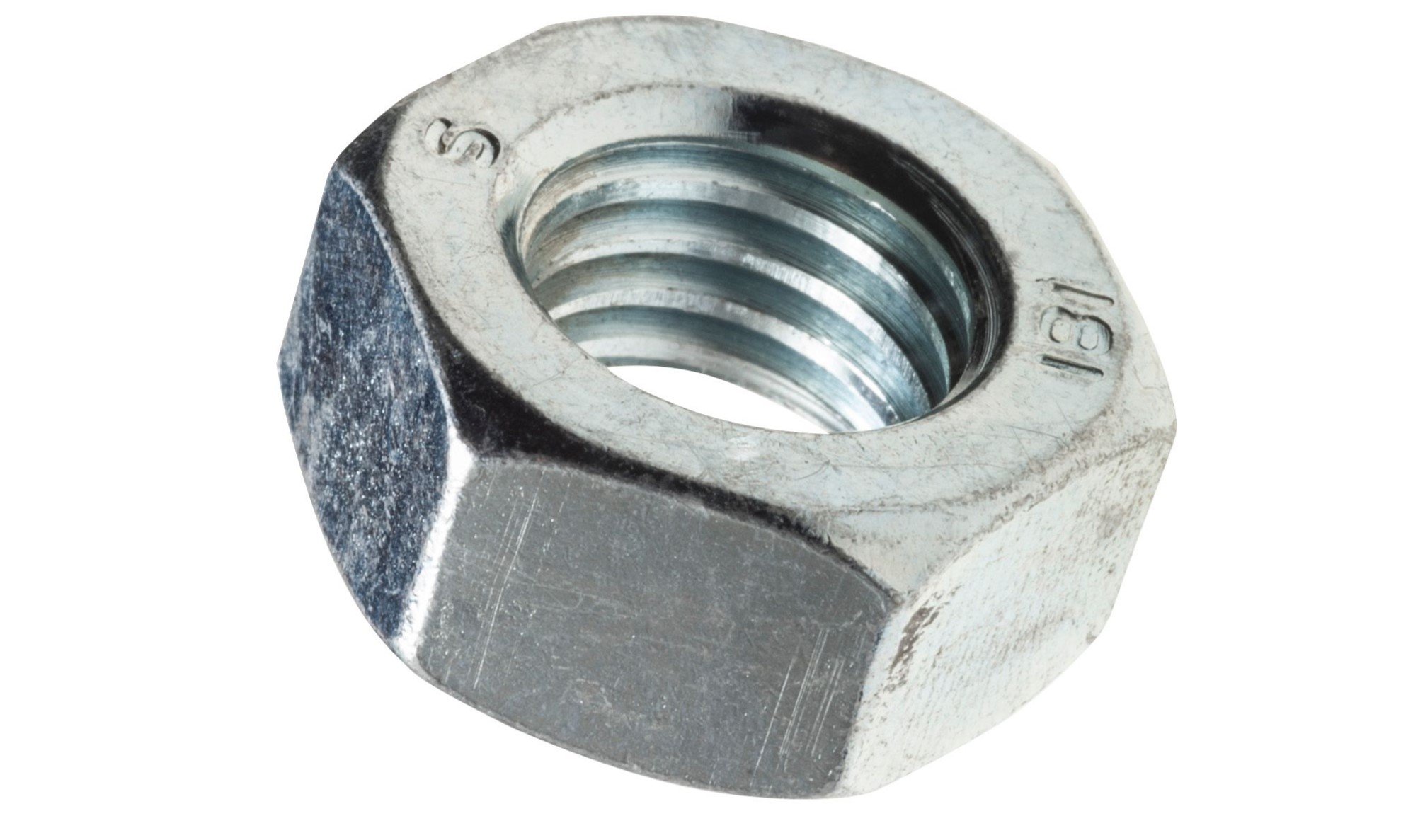 Artículo TUERCA HEXAGONAL 8.8 MM P0.50 GALVANIZADA 3 de nuestra sub línea TUERCA HEXAGONAL LIVIANA G2 NC NATURAL referente a la línea tuercas