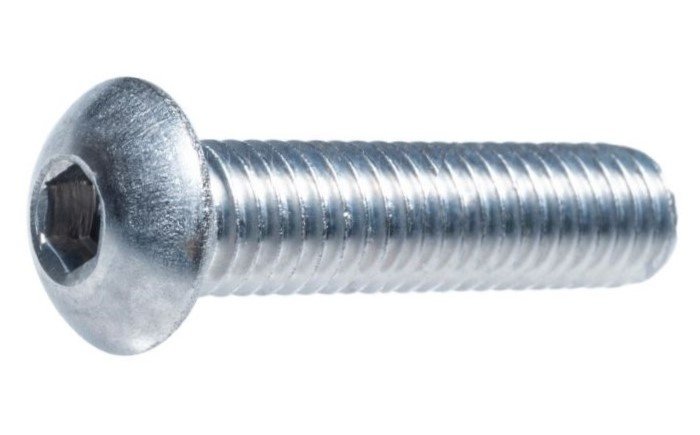 Artículo TORNILLO ALLEN BOTON MM P0.50 GALVANIZADO 3X10 de nuestra sub línea TORNILLO ALLEN CILINDRICO NC PAVONADO referente a la línea linea allen